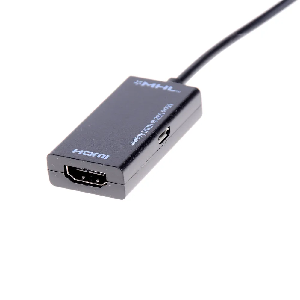 Micro USB к HDMI HD Кабель-адаптер мужчин и женщин 1080 P HD HDMI аудио-видео кабель MHL конвертер для ТВ ПК ноутбук