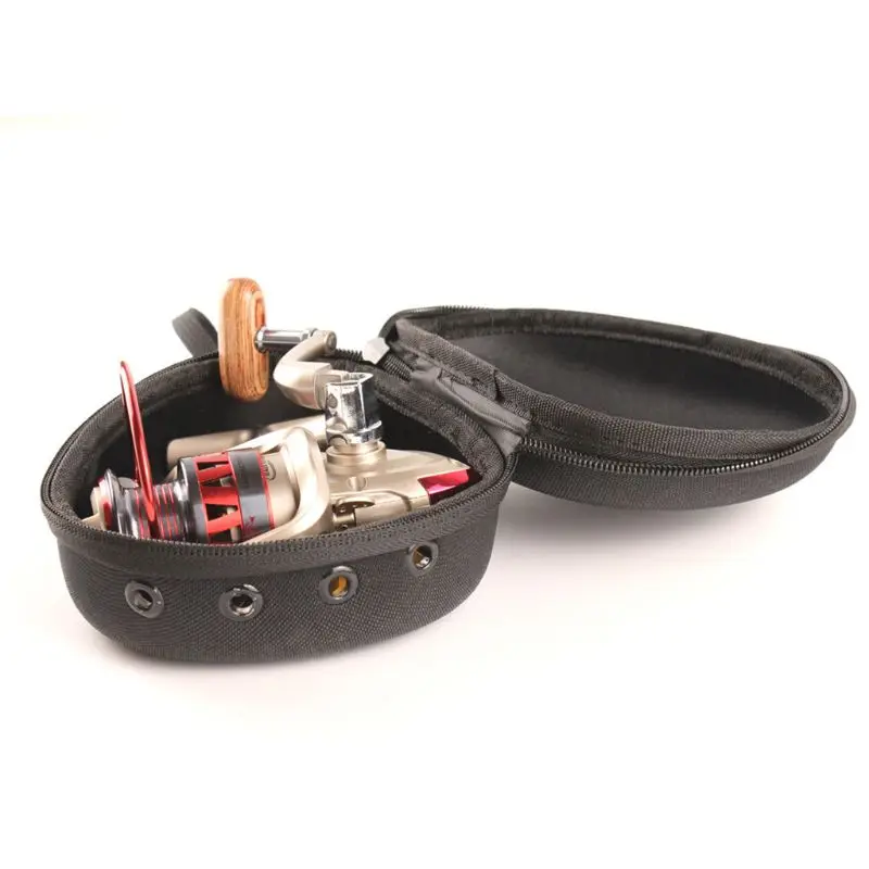 

Portable EVA Drop-shaped Pack Fishing Reel Wrap Wheel Spinning Drum Composite Parts Fishing Gear Bag G6KF