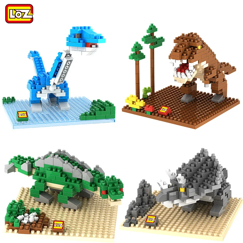 Парк Юрского Периода Динозавры Loz Алмаз Building Blocks Фигурку DIY Игрушки Детские