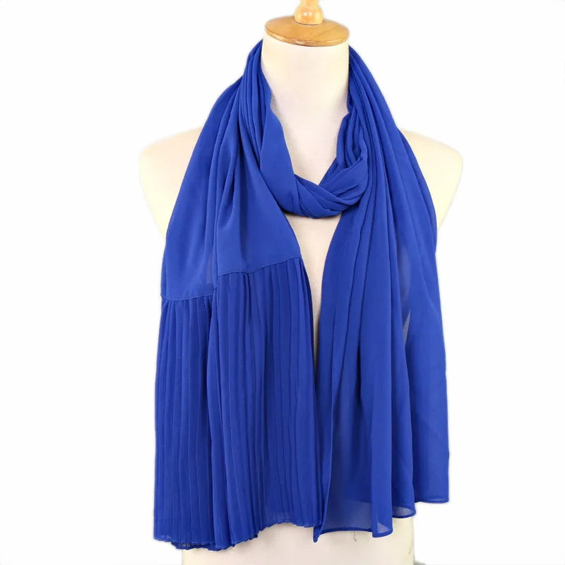 

Plain Solid Color Wrinkle Bubble Chiffon Instan Shawl Scarf Ladies Fashion Echarpe Foulard Wrap Pashmina Sjaal Muslim Hijab Cap