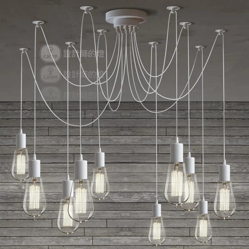 Nordic-Vintage-White-Lustres-chandeliers-10-arms-Retro-Adjustable-DIY-Art-Spider-Pendant-Lamp-suspension-luminaires (1)
