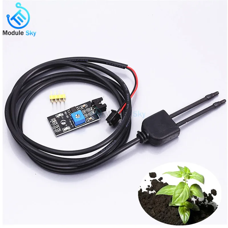 

Soil Moisture Hygrometer Detection Corrosion resistant probe Sensor Module Plants soils Smart Tester Sensors For Arduino