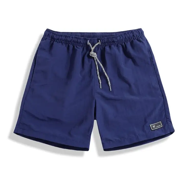 

Summer Casual Shorts Men New Board Shorts WaterProof Solid Breathable Elastic Waist Fashion Casual Short Men dropshipping