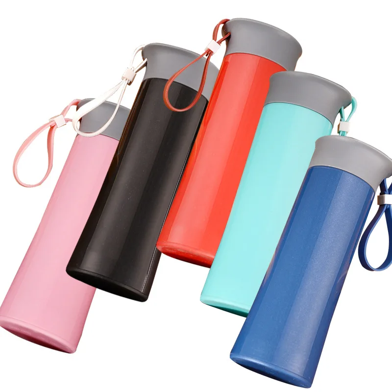 

BAISPO Double-Layer Glass Water Bottle Thermos Tea Cup Glass Cups Water Bottles Portable Cups Insulation Vacuum Flasks Thermoses