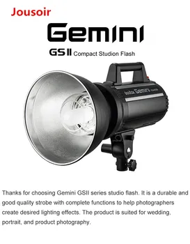 

Godox GS400II GS400 II 400Ws GN65 Studio Strobe with Built-in Godox 2.4G Wireless X System Offers smart Shooting CD50 A04