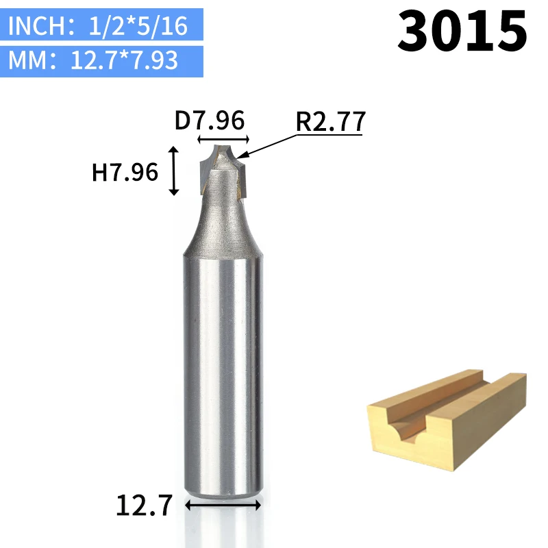 HUHAO 1 шт. 1/" 1/4" хвостовик фрезы для дерева деревообрабатывающий инструмент резец гравировальной машины с ЧПУ резка древесины фрезы Инструмент fresa - Длина режущей кромки: 3015