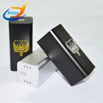 

NEW Hammer of God V3 Box 4pcs 18650 battery aluminum Material Vaporizer Box mechanical mod vs zeus x rta vs destiny rta