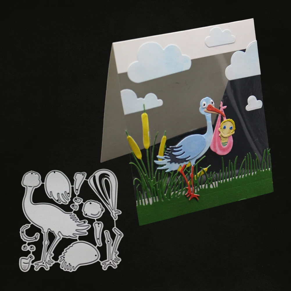 

2019 New Arrival Baby and Bird Metal Cutting Dies Stencils for DIY Dies Scrapbooking Nouveau Arrivage 2019 Stamps and Dies Cuts