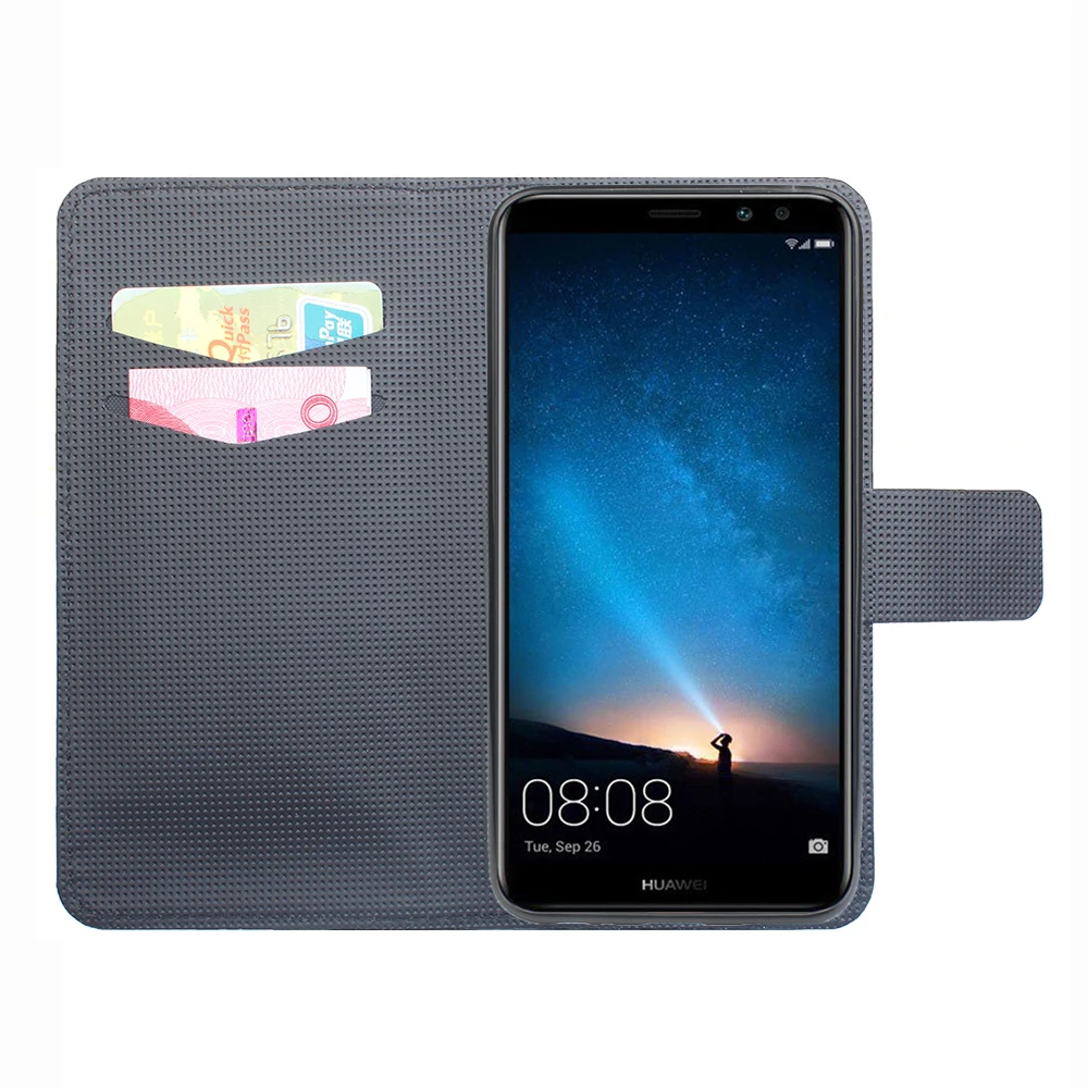 Флип кейс для Huawei NOVA 2S mate 10 Lite кожаный чехол кошелек телефона 2i Maimang 6 Honor 6A 6C Pro 9I V9