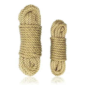 

5/10M Roleplay Body Bondage Hemp Fetish Restraints Rope Soft Adult Gag & pratical joke Toy