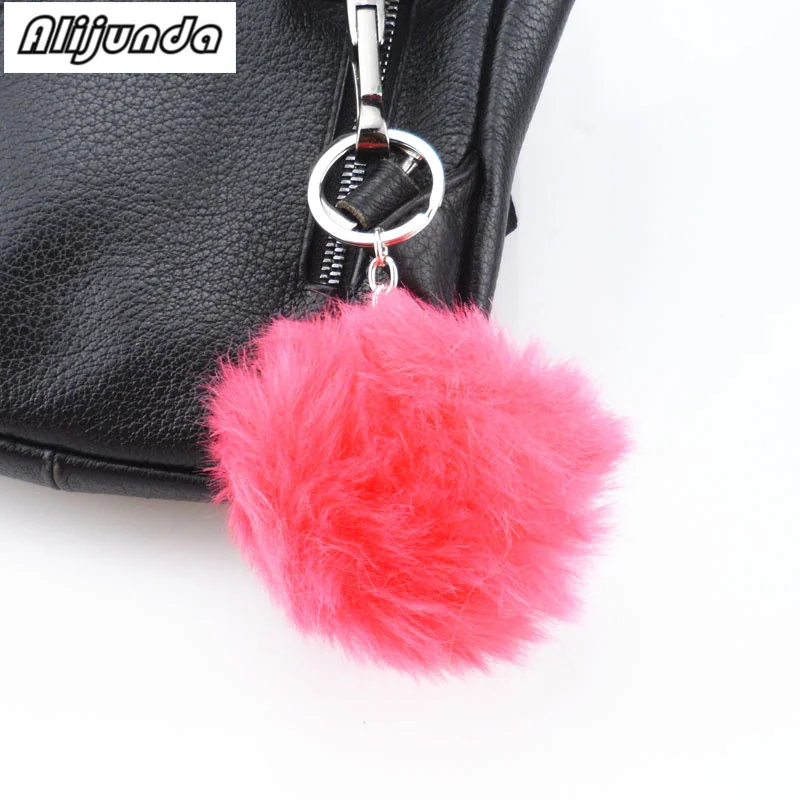 

2018 simple hair ball plush toy pom-pom imitation rabbit plush keychain for Chevrolet Cruze TRAX Aveo Sonic Lova Sail EPICA