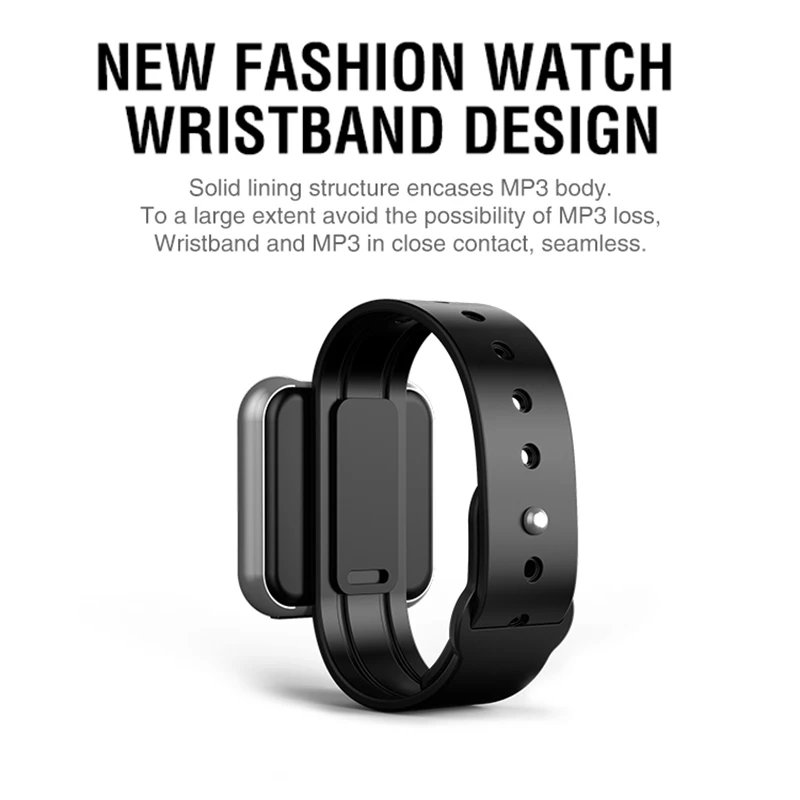 Mp3 плеер HBNKH компактный с поддержкой Bluetooth 4 2 и сенсорным экраном 1 8 дюйма|MP3-плееры|