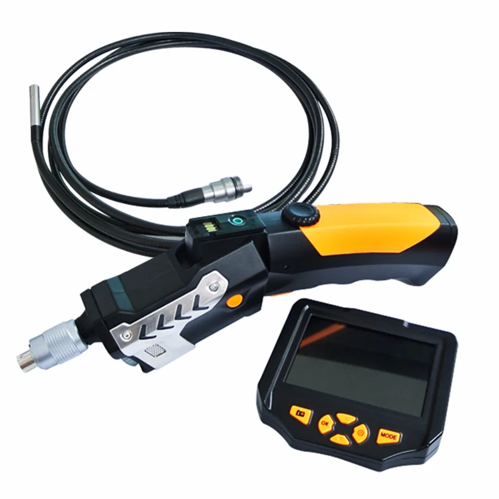 

Detachable LCD Receiver Waterproof Probe and Camera Head Borescope Endoscope Adjustable Handle