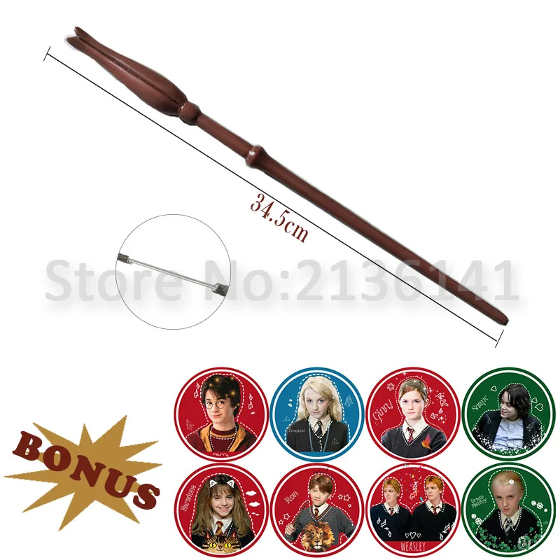 19 видов Harri Potter Wands Colsplay металл/Железный сердечник Albus Дамблдор Волшебная палочка Varinhas Kid волшебная палочка без коробки с подарком