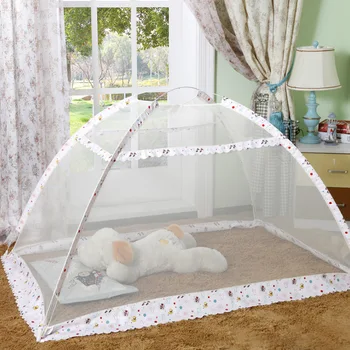 Travel Portable Baby Crib Netting Polyester Mesh Folding Baby Mosquito Nets Summer Bottomless Baby Infant Sleeping Mosquito Net elegant hung dome mosquito nets for summer polyester mesh fabric home textile wholesale bulk accessories supplies products