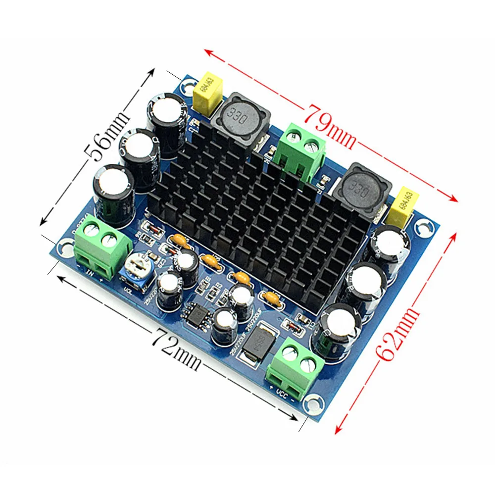 AIYIMA 150 Вт TPA3116D2 усилитель мощности плата Amplificador Mono TPA3116 цифровой аудио усилитель модуль DC12-26V домашнего кинотеатра