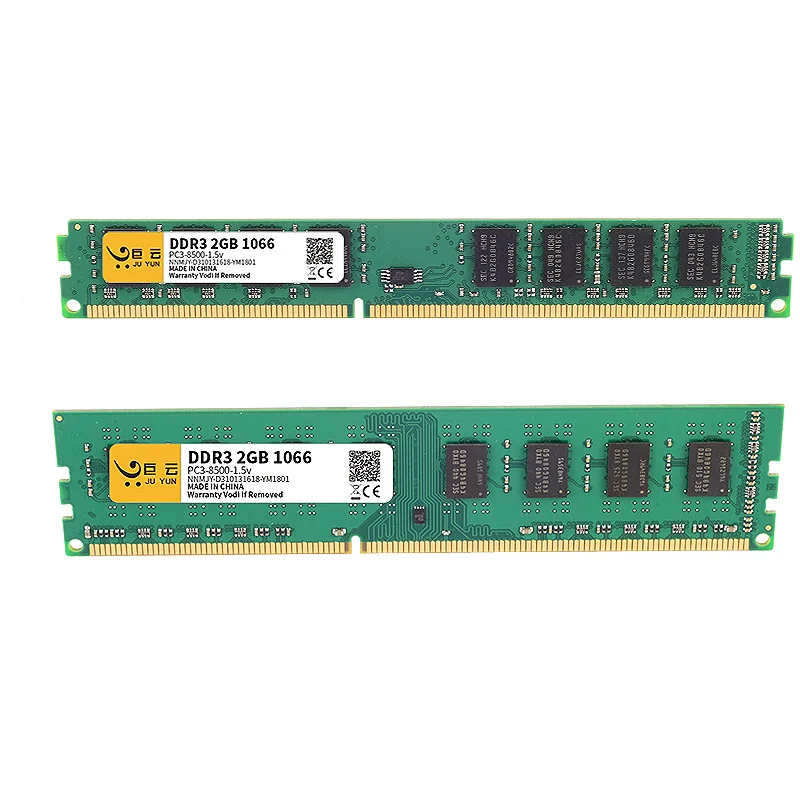 Ju Yun DDR3 2 Гб 1066 память для компьютера настольная память 1333 1600 МГц ПК совместимость 4 ГБ 8 ГБ напряжение 1,5 в