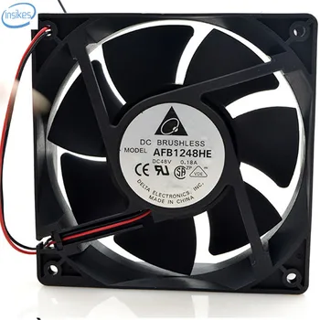

Original AFB1248HE Double Ball Bearing Cooling Axial Fan DC 48V 0.18A 8.64W 12038 120*120*38mm 2 Wires 2600RPM