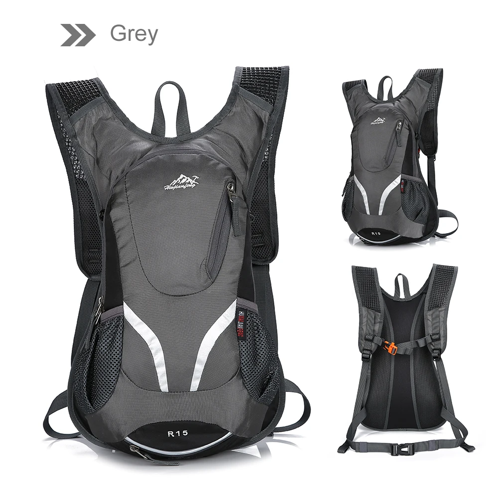 15L нейлоновый рюкзак для велоспорта, ультралегкий рюкзак для спорта на открытом воздухе, водонепроницаемый рюкзак для мужчин и женщин, для верховой езды, бега, туризма, кемпинга