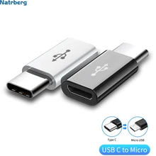 Адаптер Natrberg type C к Micro USB адаптер USB C к Micro USB OTG кабель type-C Женский конвертер для samsung Xiaomi MAC Honor