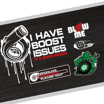 

Car Sticker Decal Turbo Boost Snail Speed Master Reflective Vinyl 7 Design 2 Colors Tuning Auto Car Styling Accessories