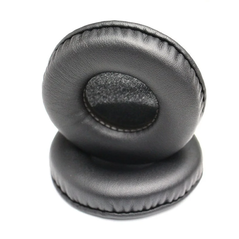 75MM Foam Ear Pads Cushions for AKG K518 K518DJ K518LE K81 for Sony MDR-NC6 Headphones Black High Quality 12.6 (2)