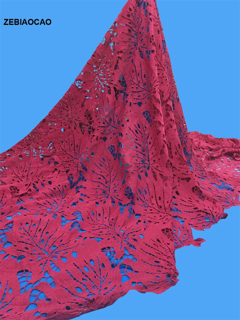 

New arrival pink color African Lace Fabric High Quality french Lace with 3d design for nigerian wedding lace fabric 5yards/lot