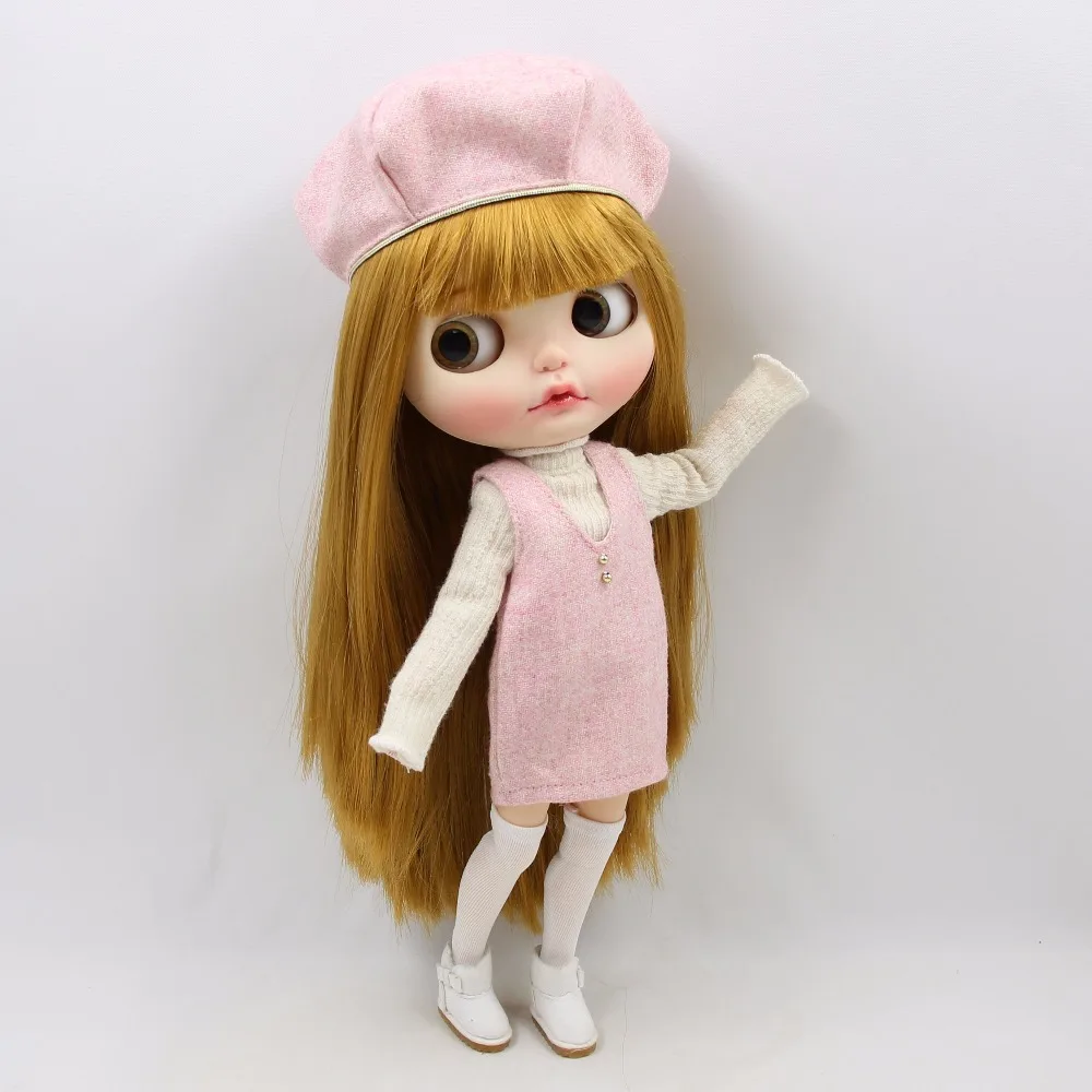 ICY Blyth doll licca тело Вязание рубашка с платье береты шапка носки сладкий и винтажные наряды