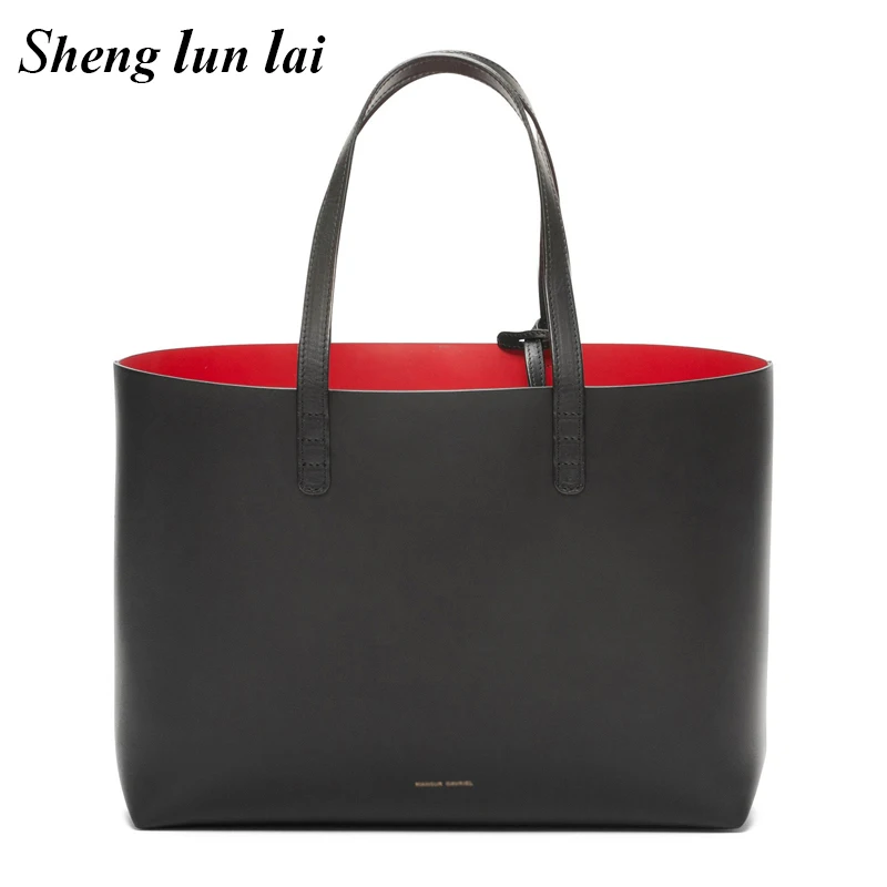 

Sheng lun lai Luxury Brand Handbag Large Capacity Top-Handle Tote Bag Fashion Designer Women Leather Handbags High Quality
