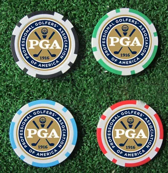 best seller ABS plastic material 40mm dia 11.5g golf poker chip ball marker 