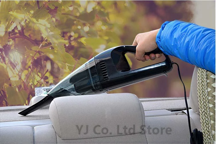 fashion design black 65W Auto Dust Collector Mini Handheld Wet And Dry