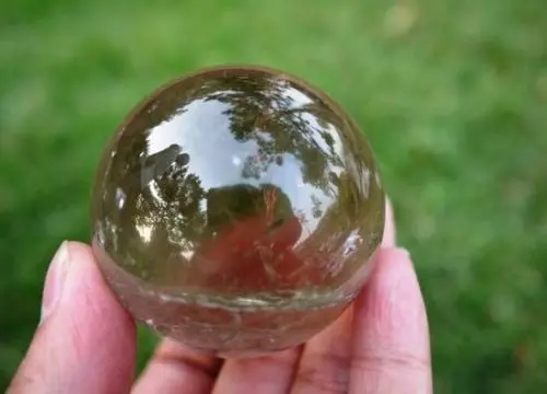@@ 04716 beautiful natural tea quartz crystal sphere ball | Дом и сад