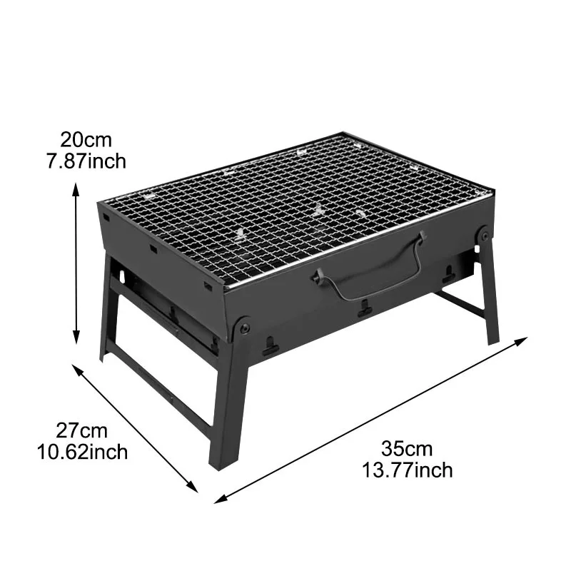 Kaufen Qualität Klapp BBQ Grill Tragbaren Grill Holzkohle Grills Draht Maschen Werkzeuge Für Outdoor Camping Kochen Picknicks Wandern Verwenden