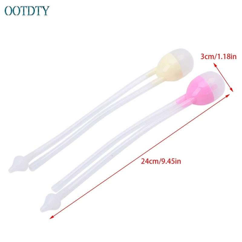 Newborn Baby Safety Nose Cleaner Vacuum Suction Nasal Aspirator Flu Protections #330