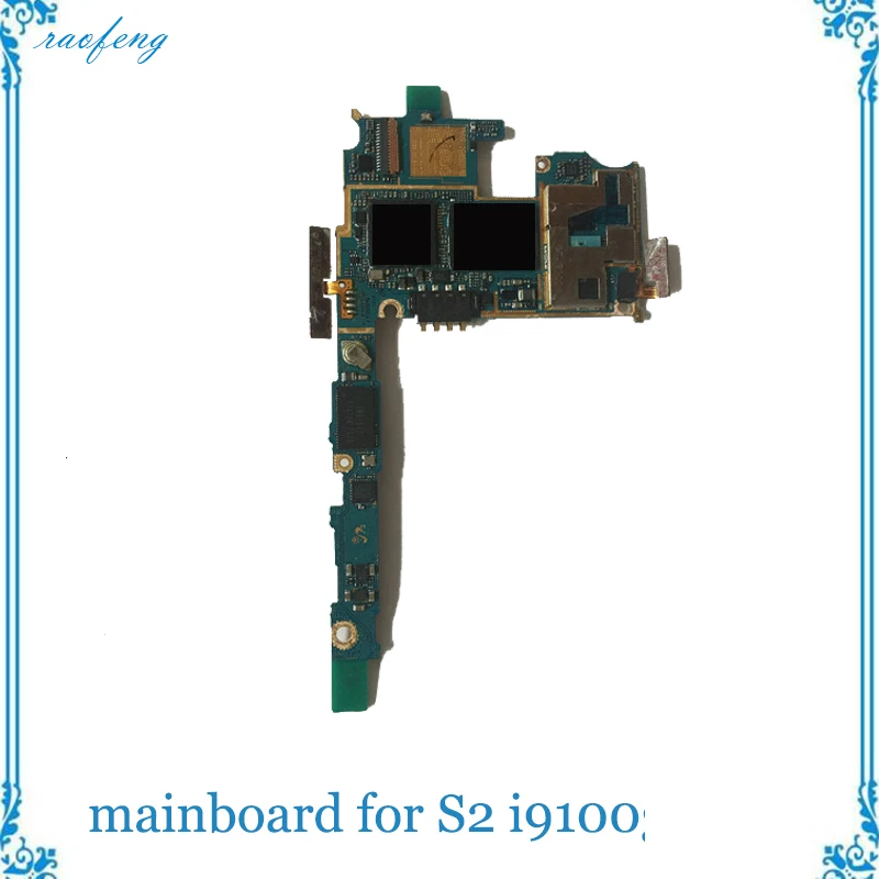 whole function Unlocked for Samsung galaxy S2 i9100 motherboard well test mainboard with full chips Logic Board