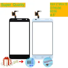 For Alcatel One Touch idol 2 Mini S 6036 OT6036 6036A 6036Y OT6036Y Touch Screen Touch Panel Sensor Digitizer Front Glass NO LCD For Alcatel One Touch idol 2 Mini S 6036 OT6036 6036A 6036Y OT6036Y Touch Screen Touch Panel Sensor Digitizer Front Glass NO LCD