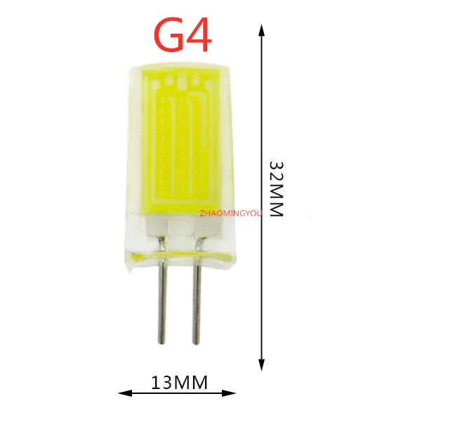 Светодиодная лампа YOU G4 G8 6 Вт 1909 COB чип Epistar AC 110 В/220 В белый теплый для хрустальной