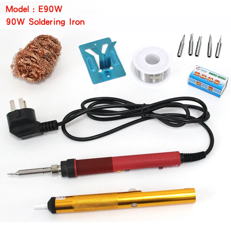 

CXG E90WT Electric Soldering Iron 90W Digital Adjustable thermostat Electric Soldering Iron Welding station input 85V-260V