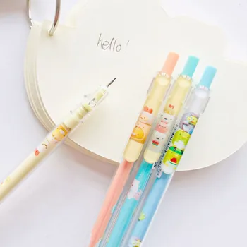 

4 pcs/1lot Kawaii Mission family Mechanical Pencils School Office Supply Student Stationery Kids Gift Automatic Pencil 0.5mm