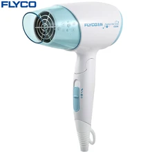 Flyco FH6222 фен для волос анион термостатический Складной бытовой фен небольшой мощности в спальню с горячим и холодным ветром