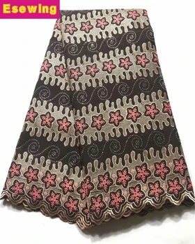 

Black Red Swiss Voile Cotton Lace Fabric 2019 African Swiss Voile Laces In Switzerland High Quality Swiss Dry Laces For Dress