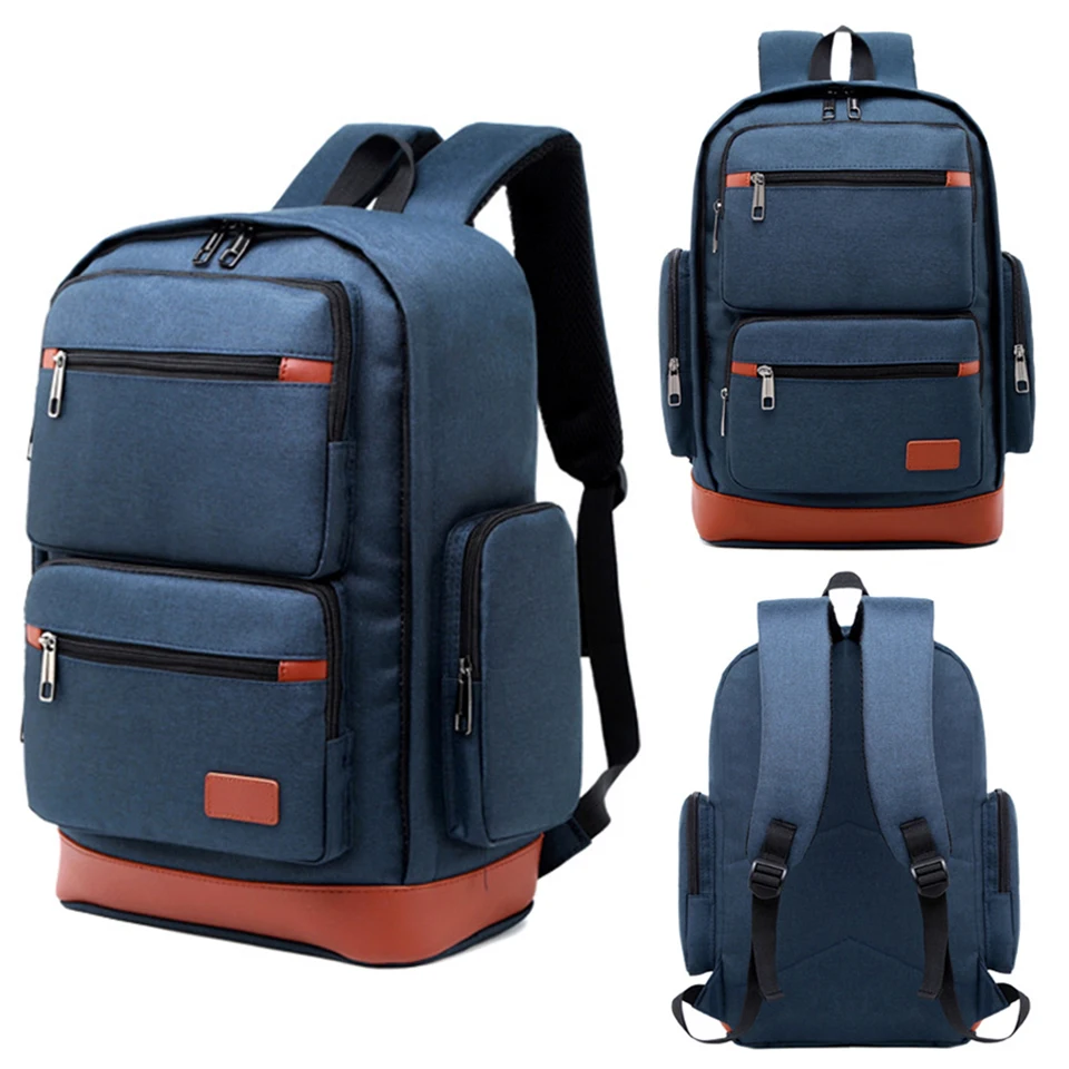

School Backpack Mens Laptop 15.6 Inch Backpacks College Student Notebook Fashion Bagpack Teenagers Boys Men Back Packs Male Bags