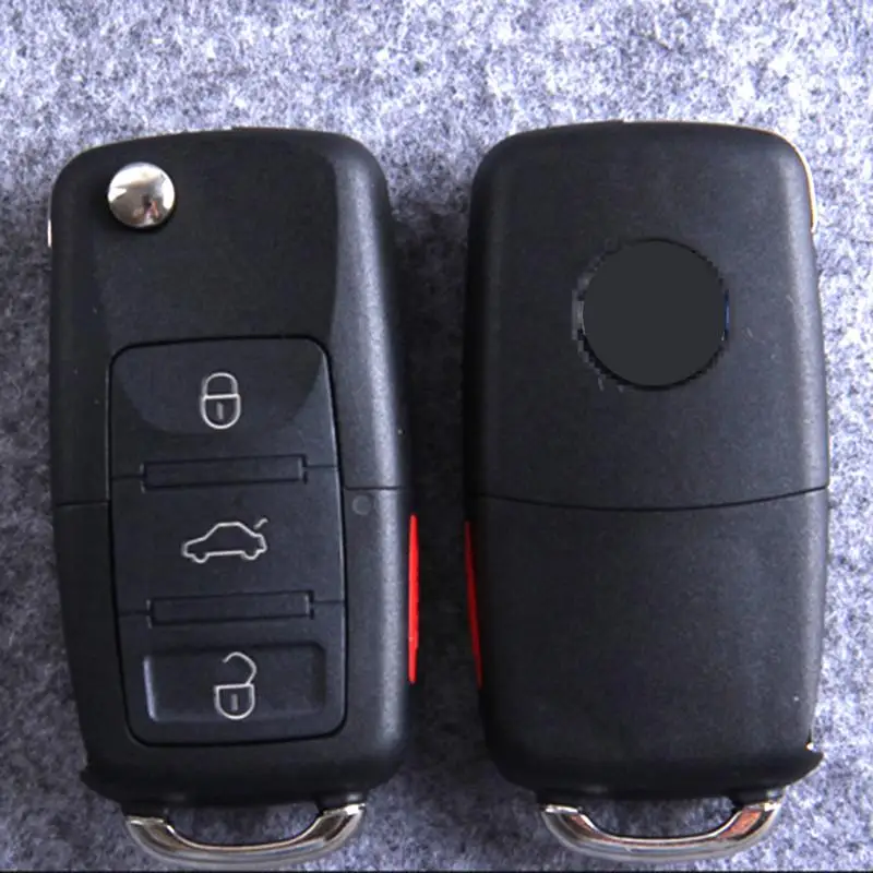 4 кнопки дистанционного управления откидной Складной автомобильный ключ чехол Замена оболочки Высокое качество для Фольксваген Гольф MK4 Bora