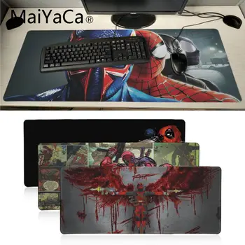 

MaiYaCa Top Quality deadpool spider man Durable Soft Rubber Rectangle Mousemat PC Computer Notebook Mice Mats Gaming mouse pad
