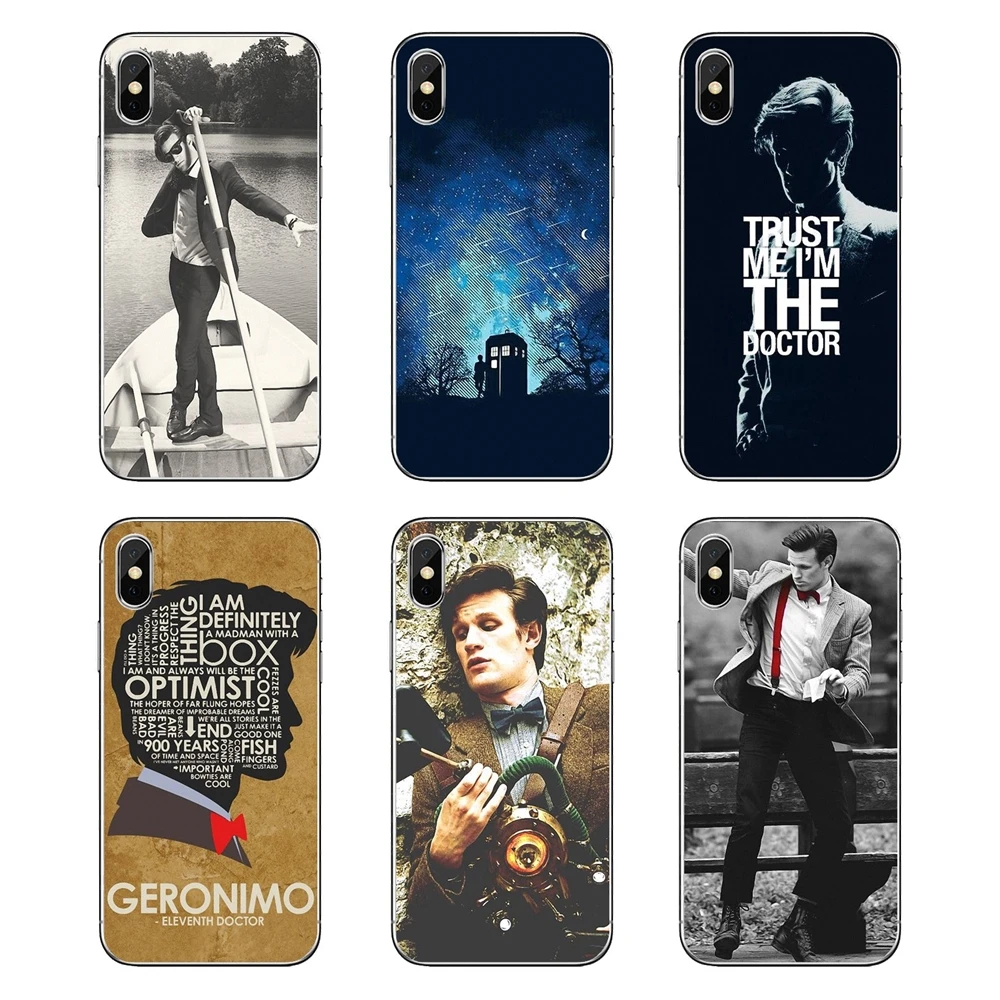 Чехол из ТПУ Dr Who 11th Doctor Matt Smith Quote Art Poster для Samsung Galaxy A5 A6 A7 A8 A9 J4 J5 J7 J8 2017 2018 Plus