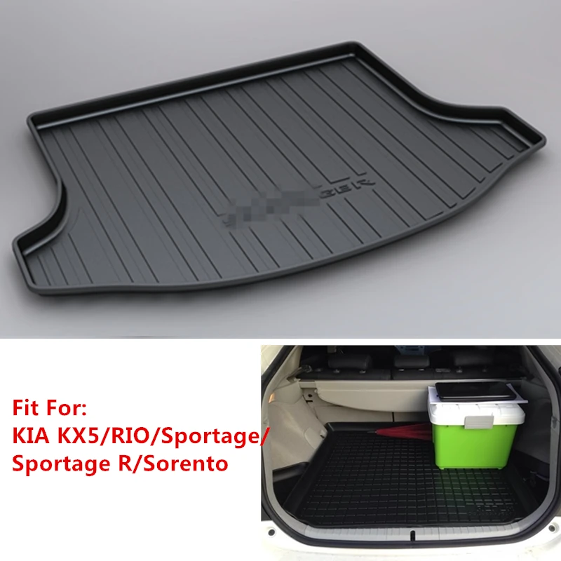 

Custom Fit For Kia KX5 Rio Sportage Sorento TPO Car Cargo Rear Trunk Mat Boot Liner Tray Cargo Liner All Weather Waterproof