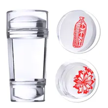 Прозрачные штамп-инструмент для дизайна ногтей, скрап-букинга лак для ногтей дизайн с принтом, из силикона Штамп Инструменты для стемпинга