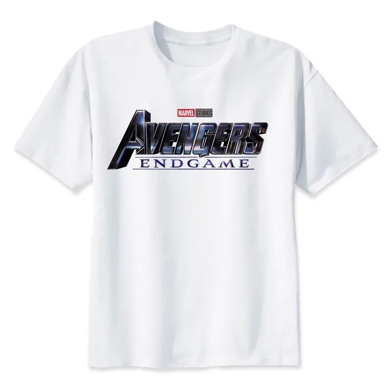 

BTFCL Summer Neweset Avengers Endgame T Shirt Men Ironman Captain America End Game Marvel Young T-shirt 90s Streetwear Tshirt