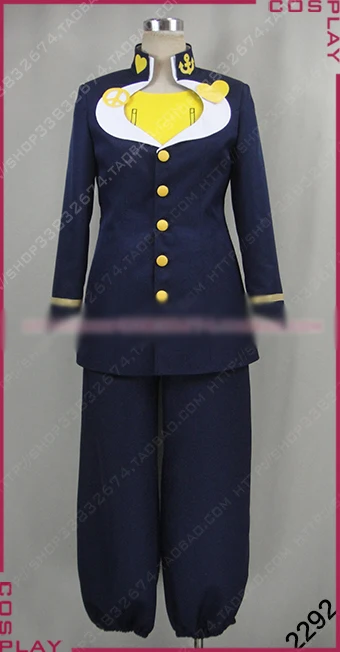 JoJo/'s Adventure Bizarre Josuke Higashikata Cosplay Costume Suit Uniform Outfit