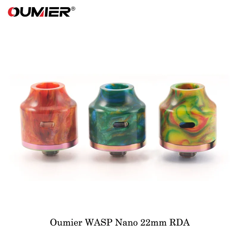 Электронная сигарета Oumier WASP NANO RDA 22 мм перезаряжаемый распылитель с капельным